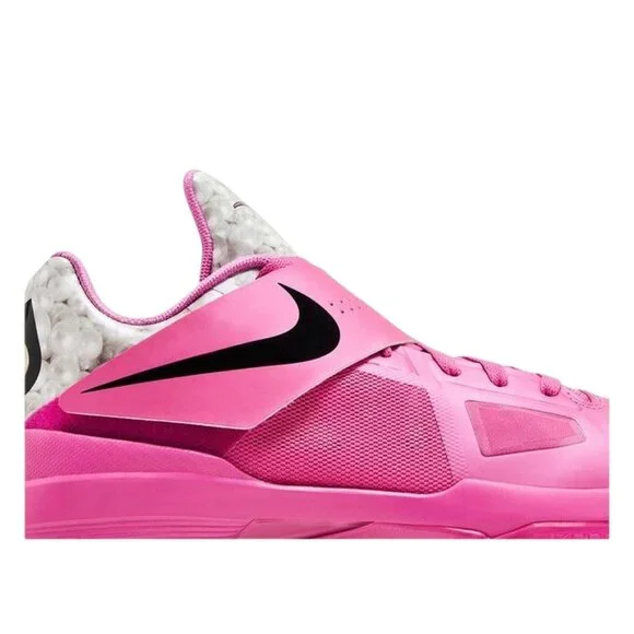 Nike Zoom KD IV 'Aunt Pearl' Breast Cancer Pink Men Basketball Size 7.5 Women 9